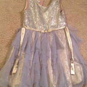 Bonnie Jean gold and silver dress